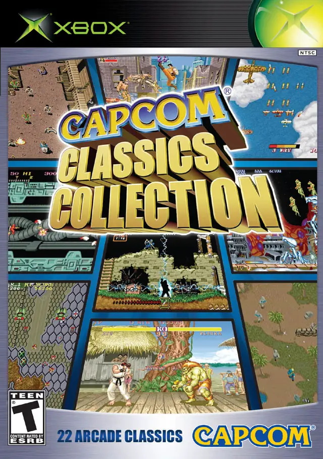 Capa de Capcom Classics Collection
