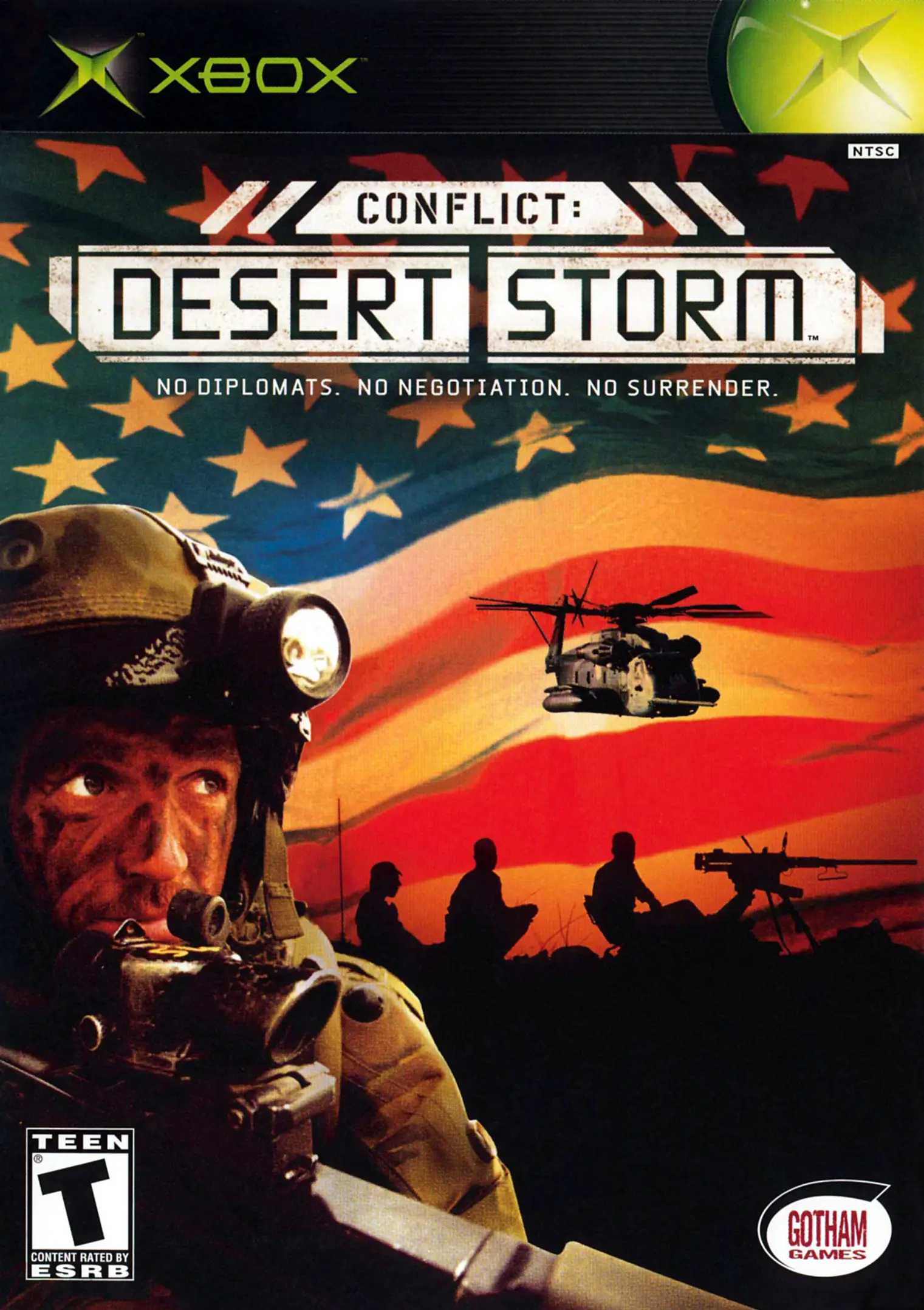 Capa de Conflict: Desert Storm