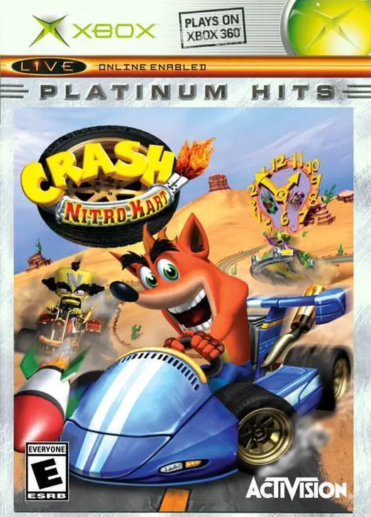 Capa de Crash Nitro Kart (Platinum Hits)