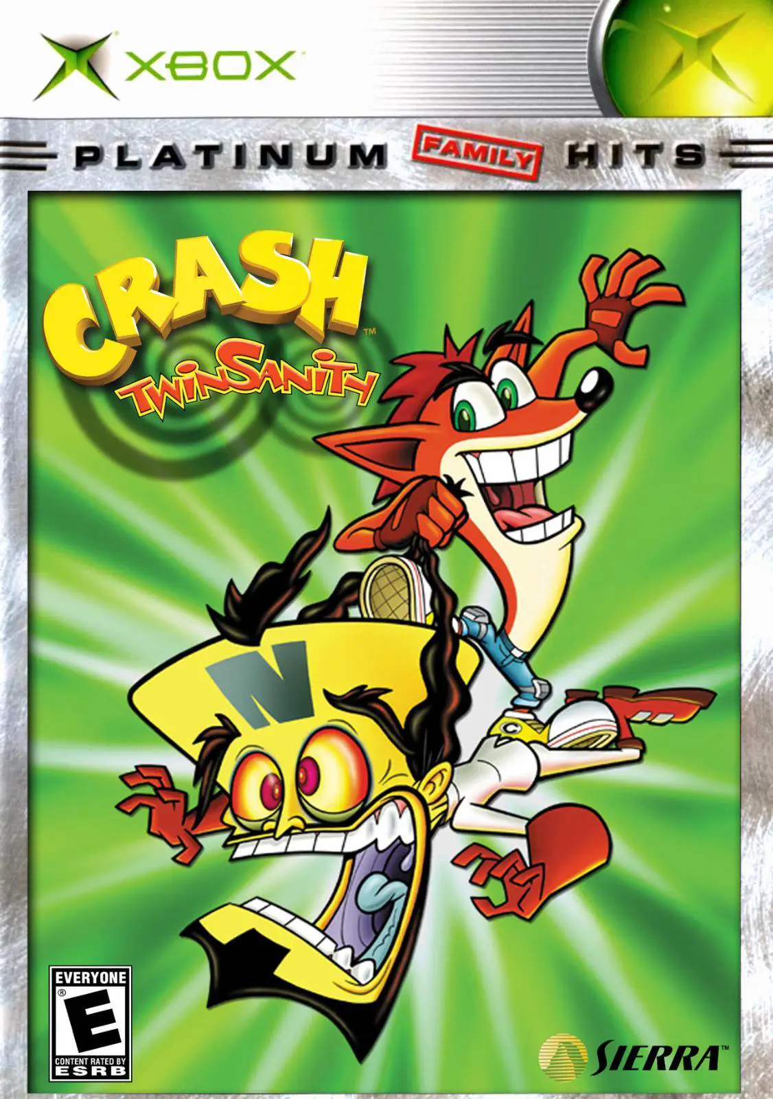 Capa de Crash Twinsanity [Platinum Hits]