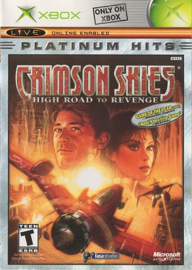 Capa de Crimson Skies: High Road to Revenge [Platinum Hits]