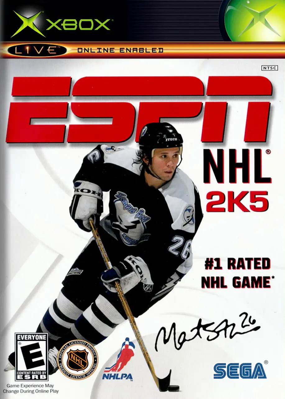 Capa de ESPN NHL 2K5