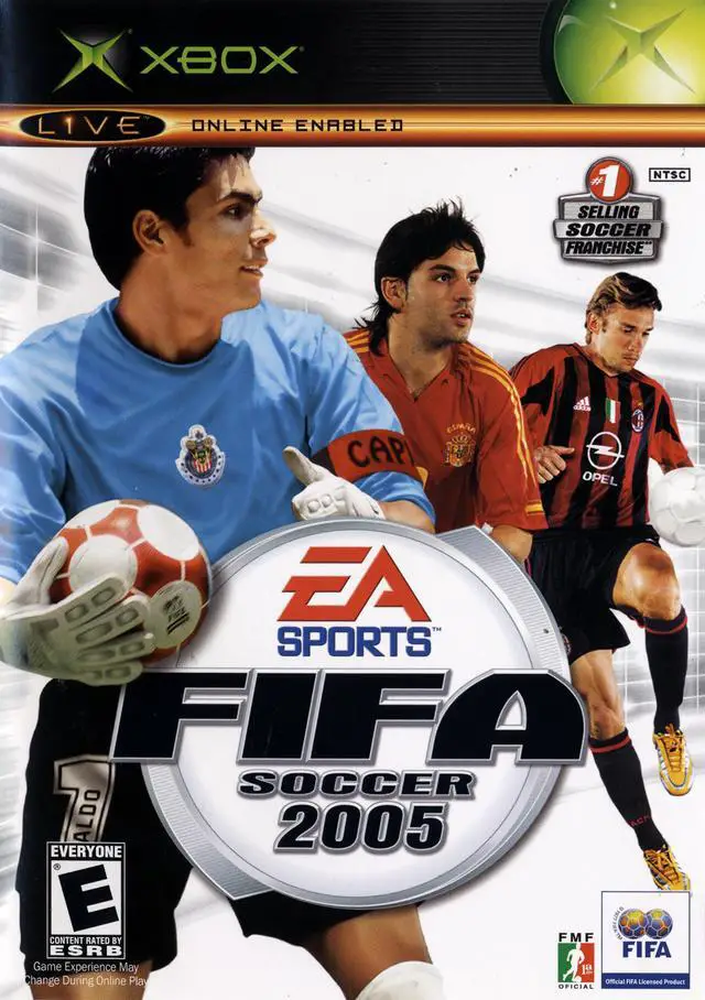 Capa de FIFA Soccer 2005