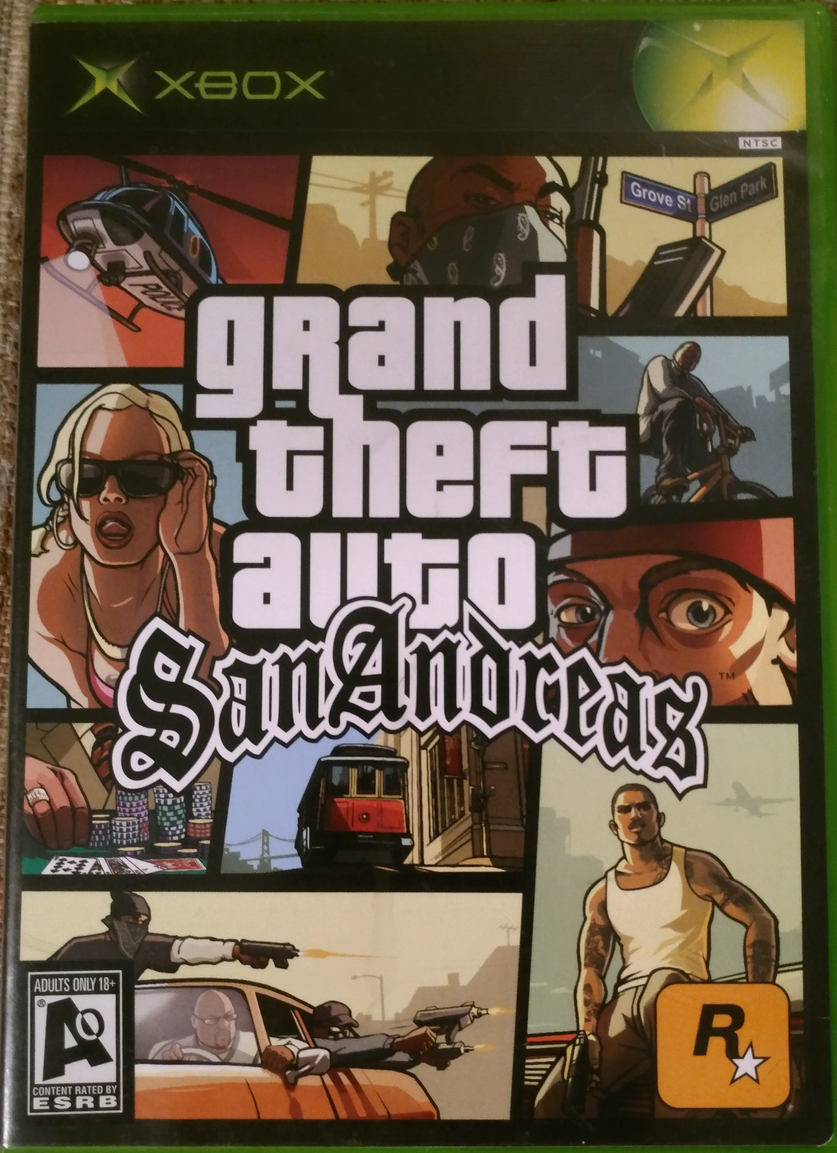 Capa de Grand Theft Auto: San Andreas [AO Sticker]