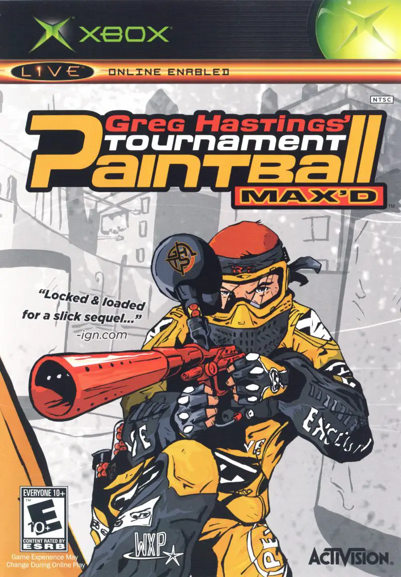 Capa de Greg Hastings' Tournament Paintball Max'd