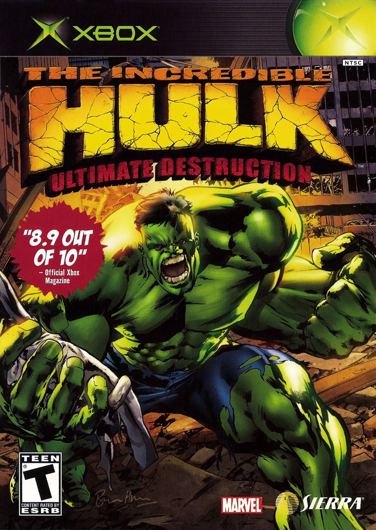 Capa de Incredible Hulk: Ultimate Destruction