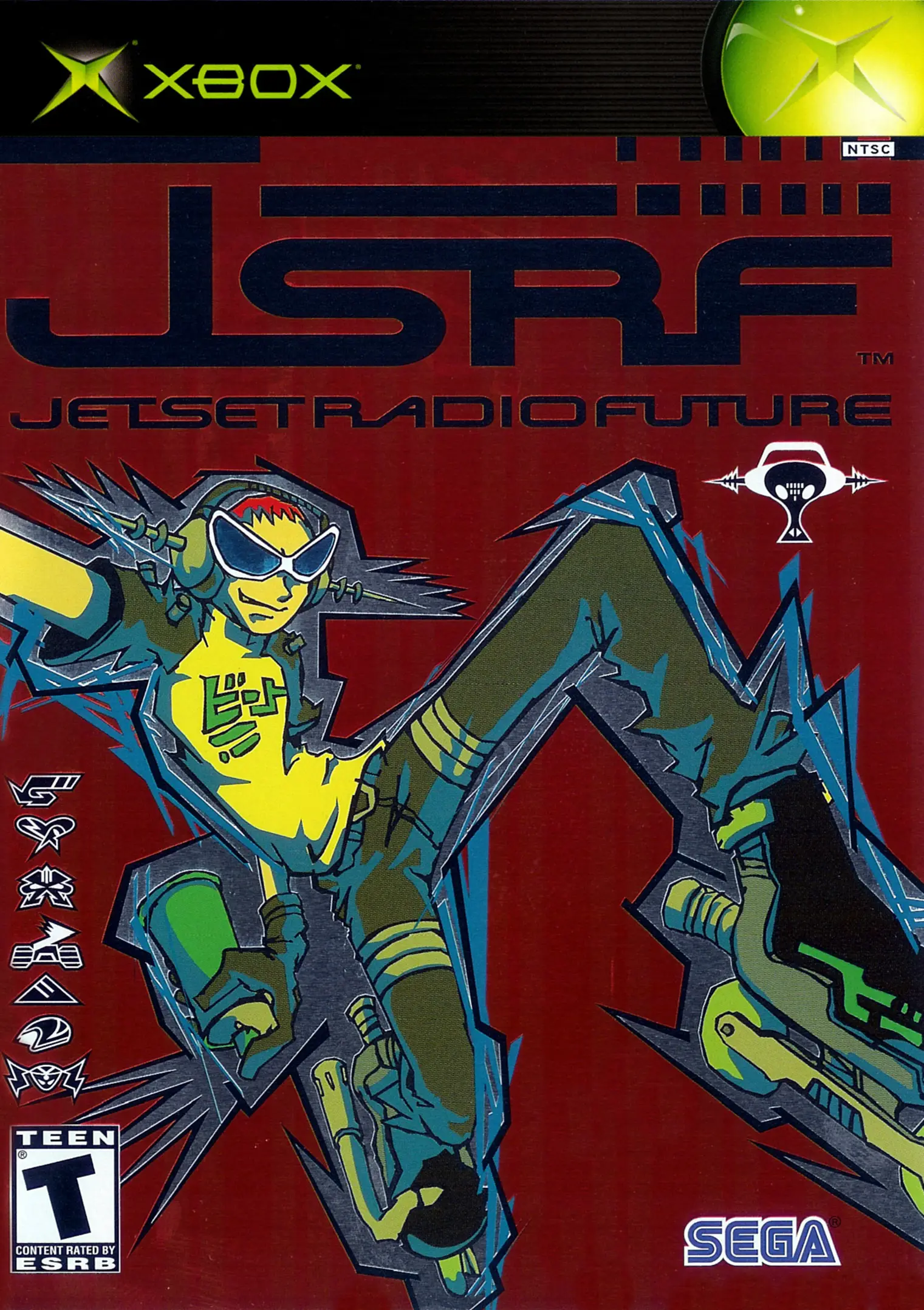 Capa de JSRF: Jet Set Radio Future