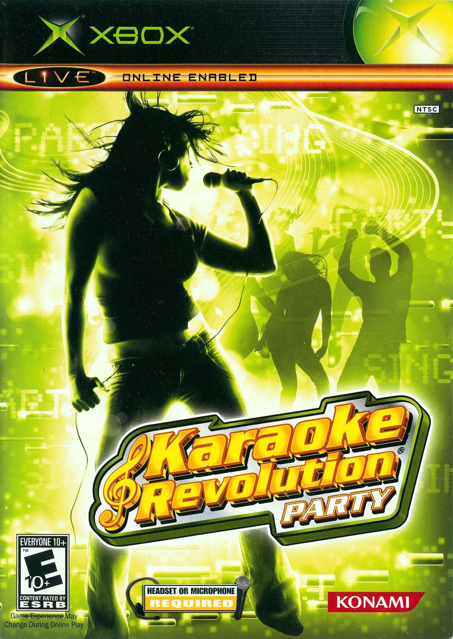 Capa de Karaoke Revolution Party