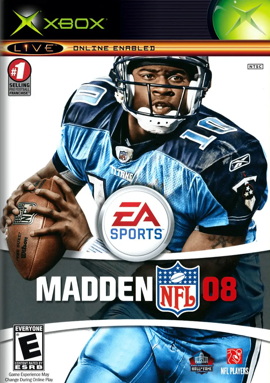 Capa de Madden NFL 08
