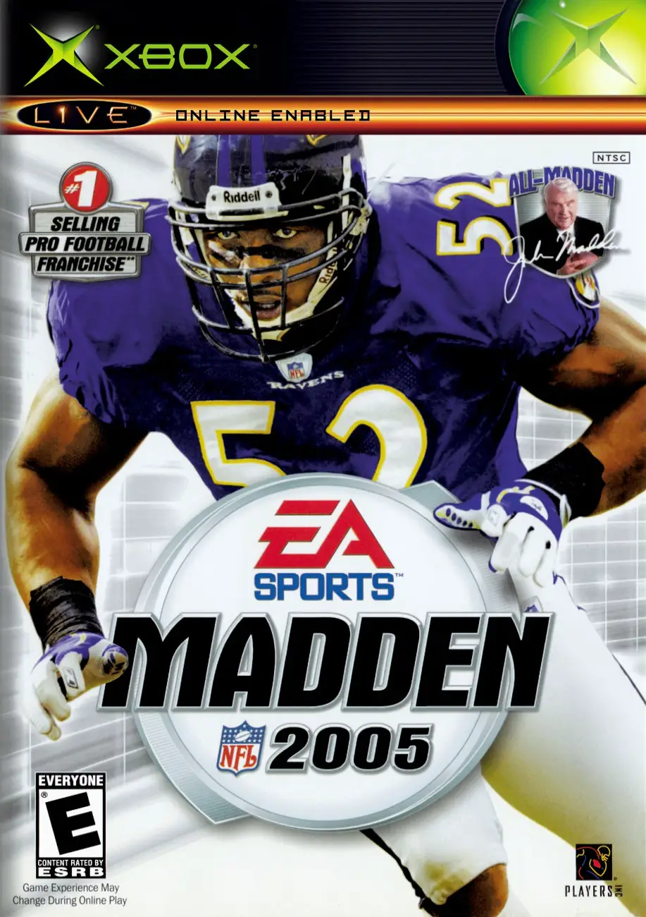 Capa de Madden NFL 2005