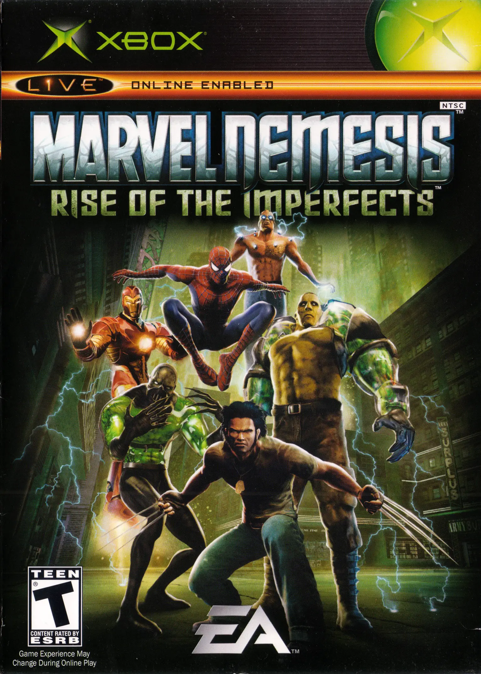 Capa de Marvel Nemesis: Rise of the Imperfects