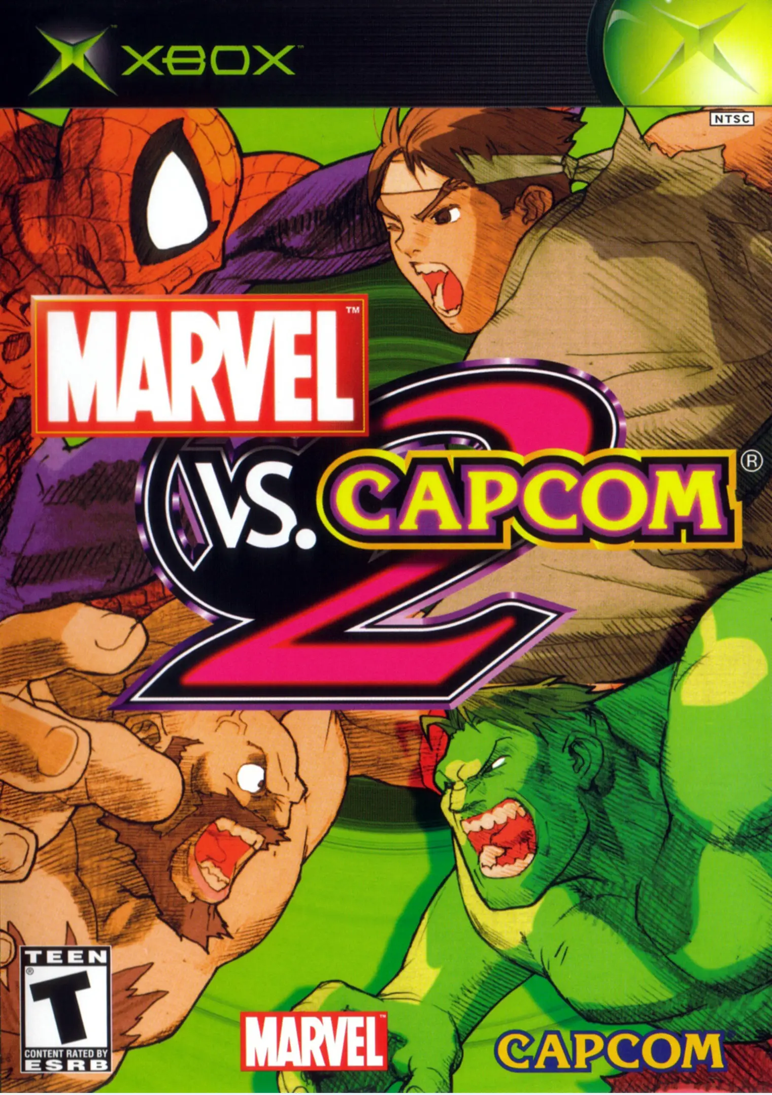 Capa de Marvel vs. Capcom 2