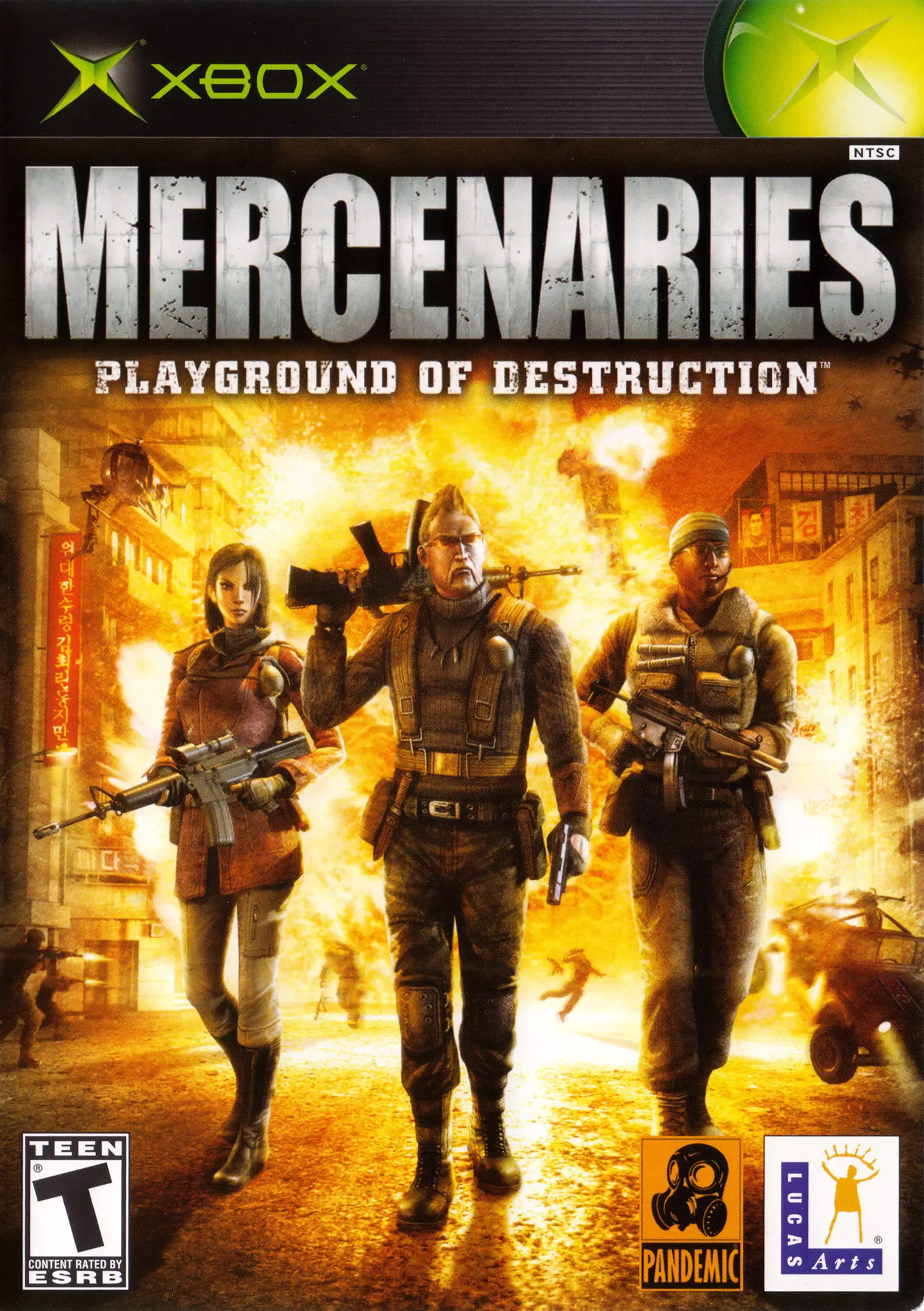 Capa de Mercenaries: Playground of Destruction