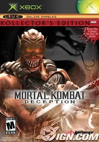 Capa de Mortal Kombat: Deception (Kollector's Edition -- Baraka Version)