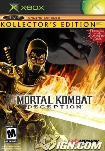 Capa de Mortal Kombat: Deception (Kollector's Edition -- Scorpion Version)