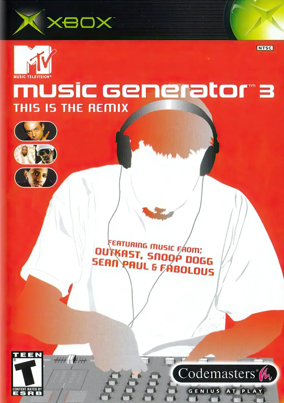 Capa de MTV Music Generator 3: This is the Remix
