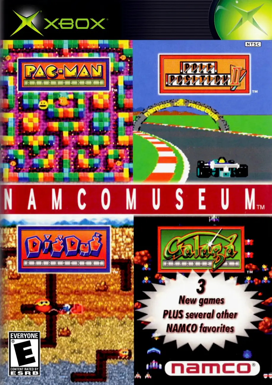 Capa de Namco Museum