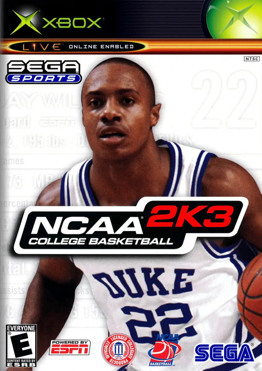 Capa de NCAA College Basketball 2k3