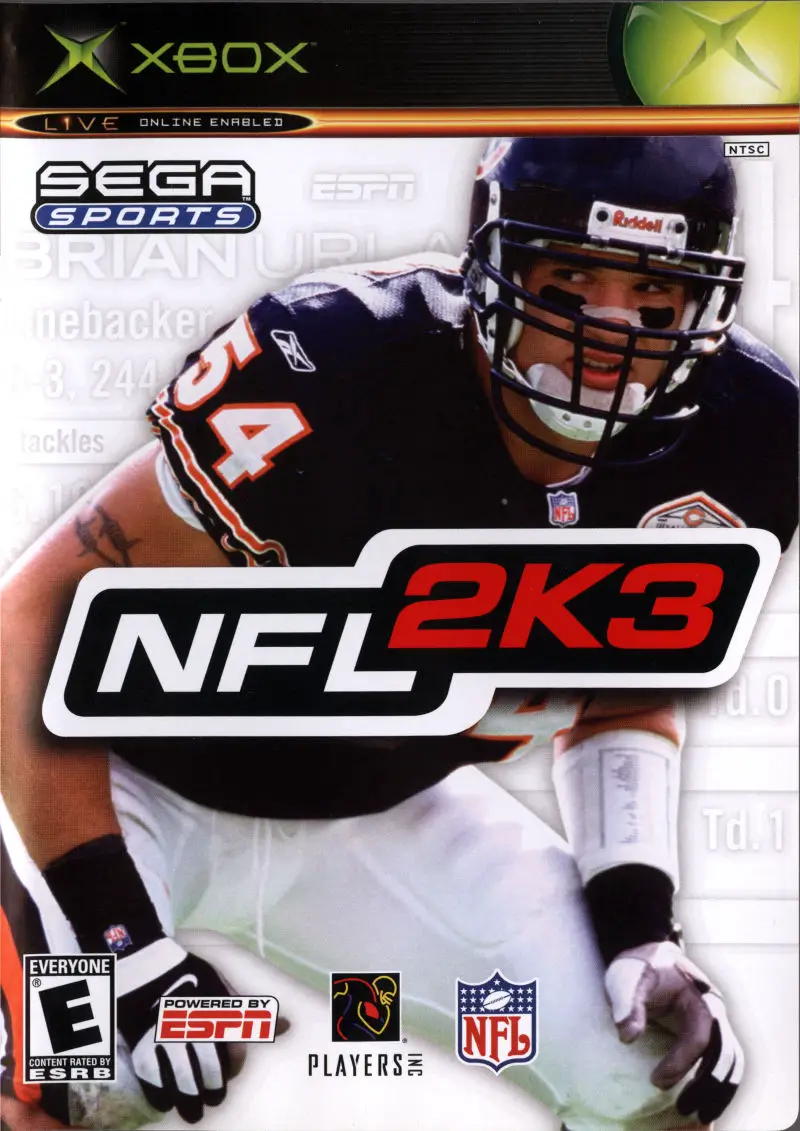 Capa de NFL 2K3