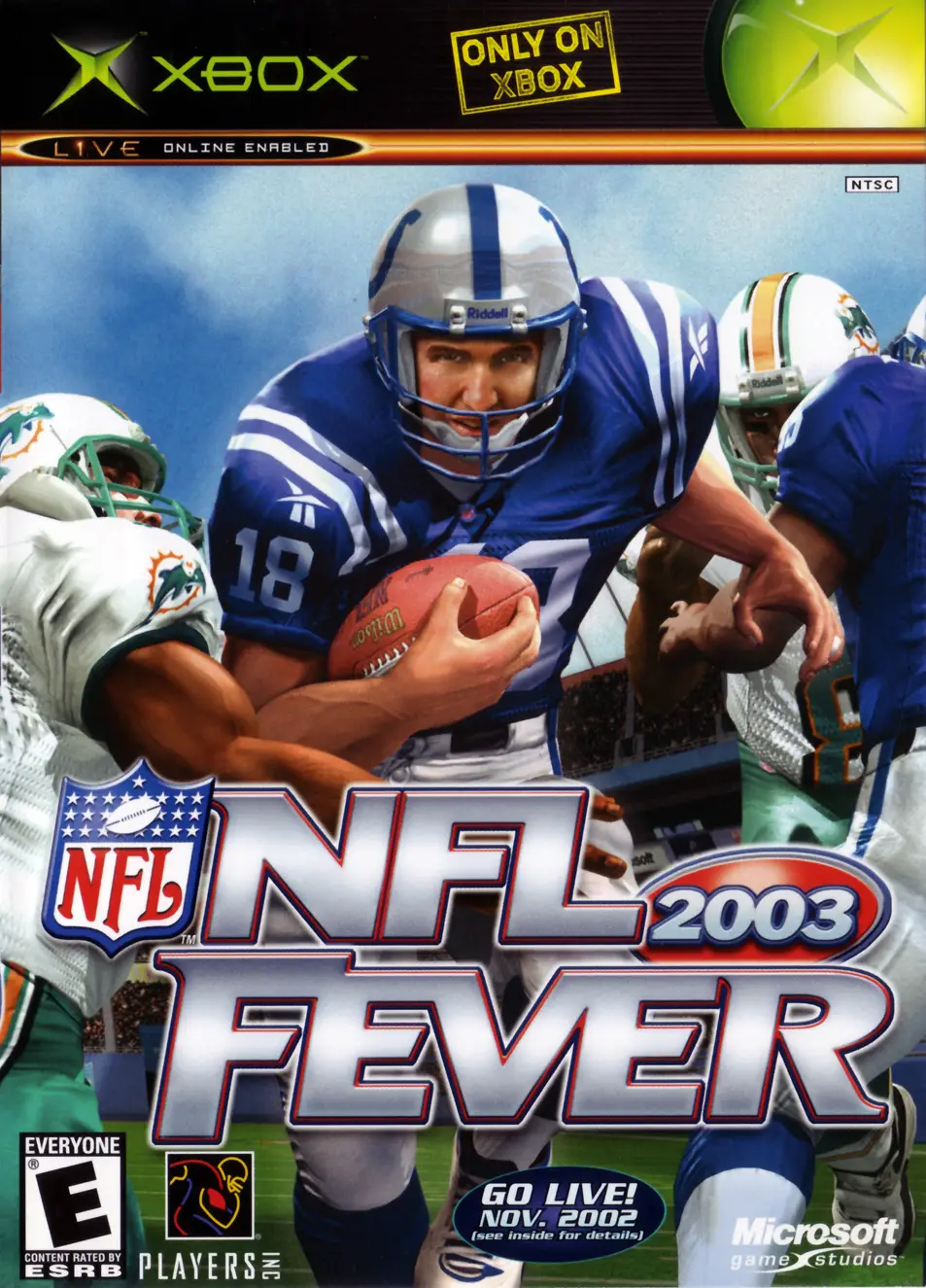 Capa de NFL Fever 2003