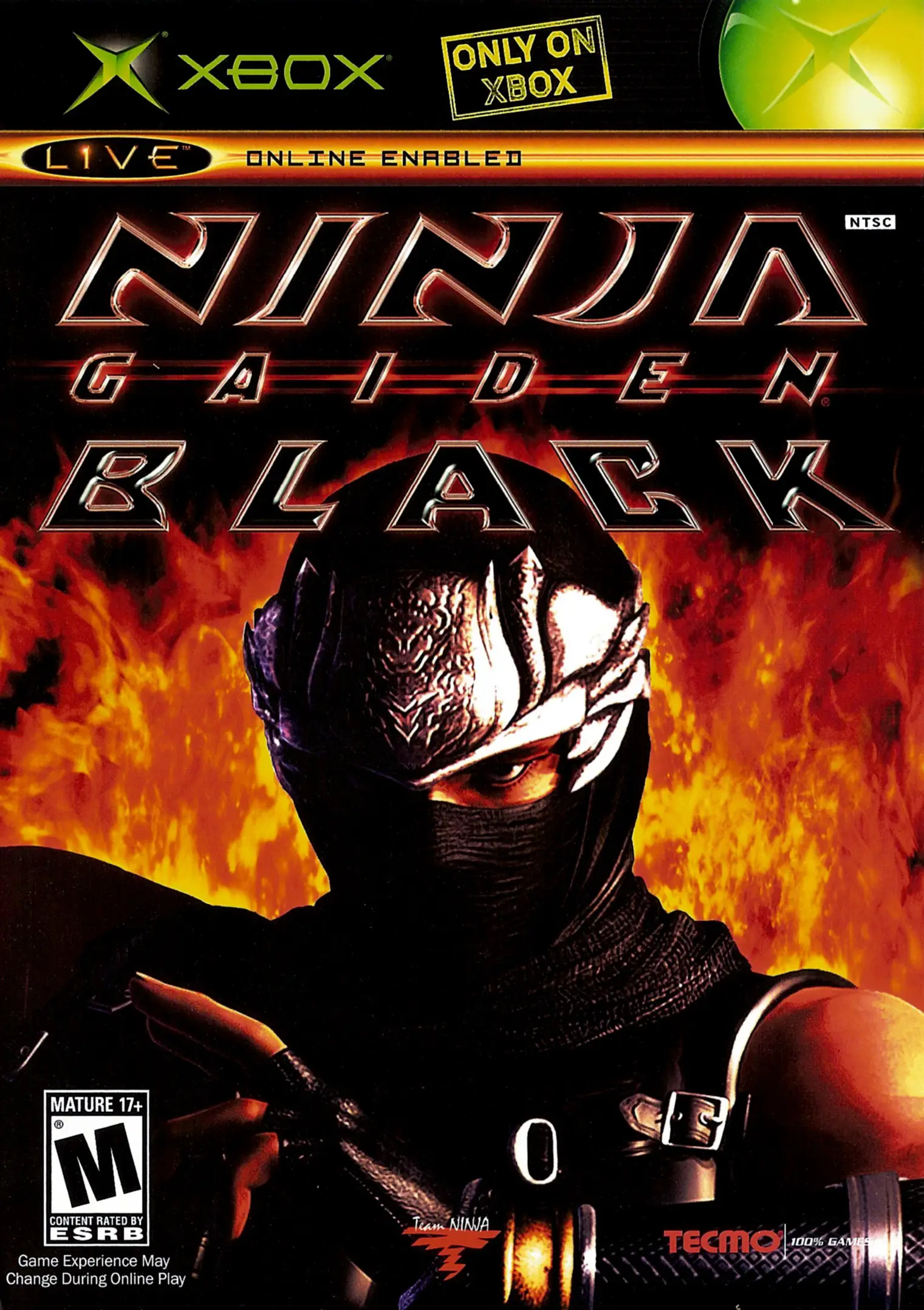 Capa de Ninja Gaiden Black