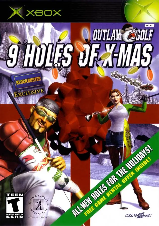 Capa de Outlaw Golf: 9 Holes of X-mas