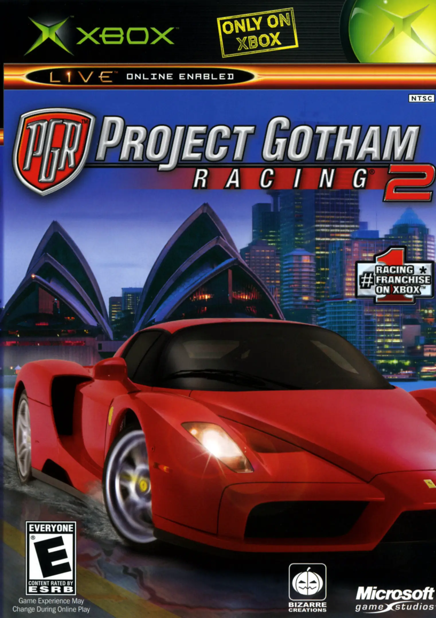 Capa de Project Gotham Racing 2