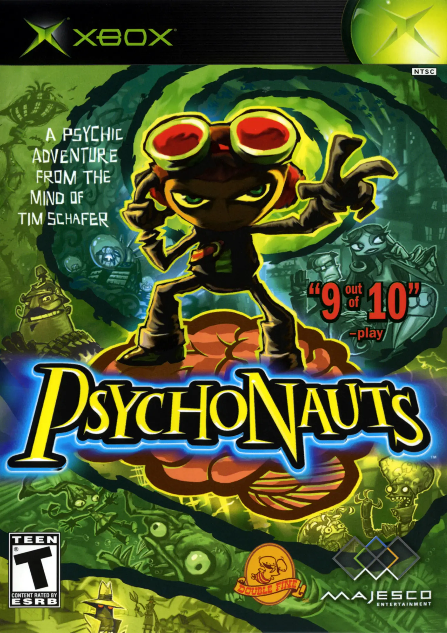 Capa de Psychonauts