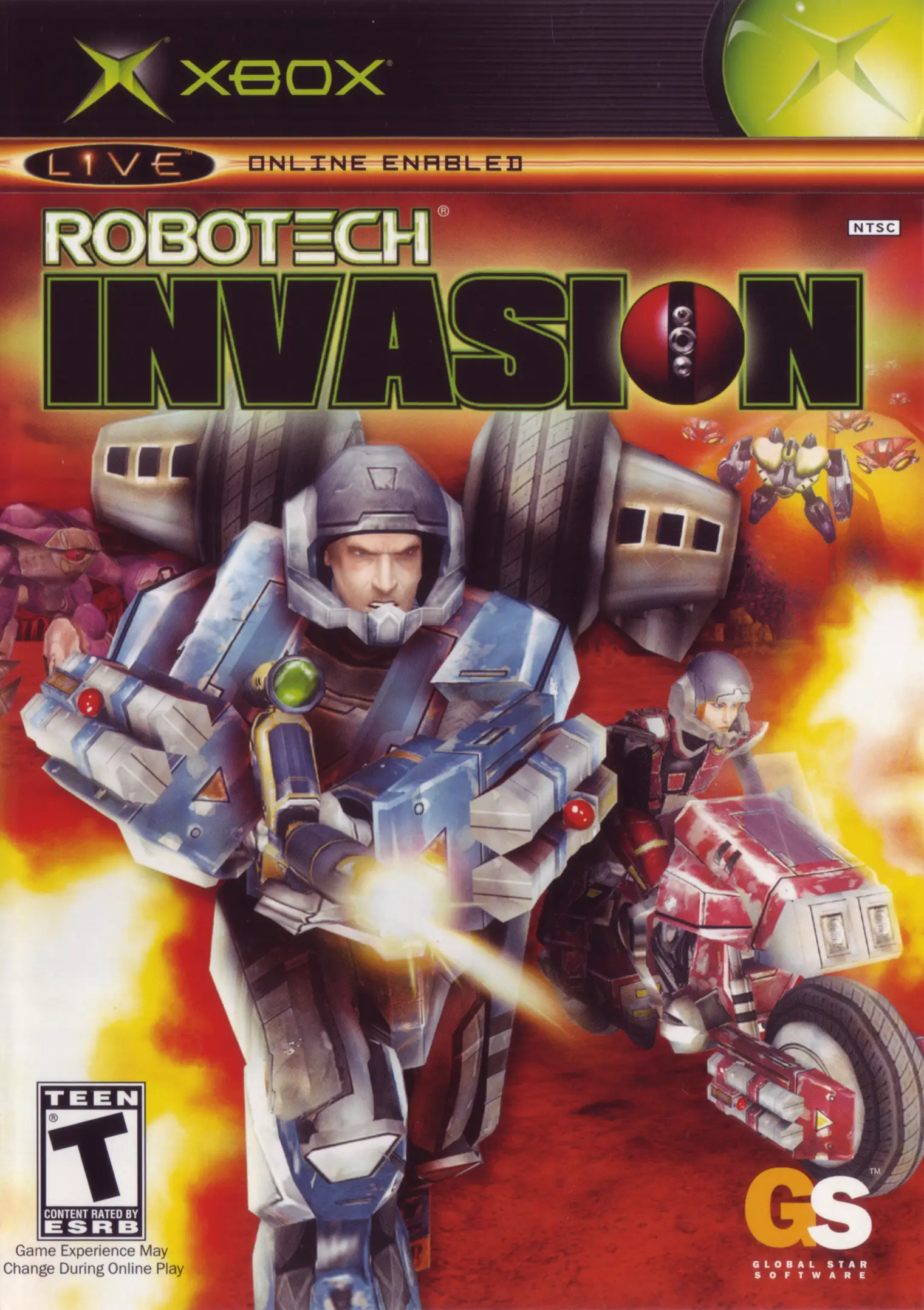 Capa de Robotech: Invasion