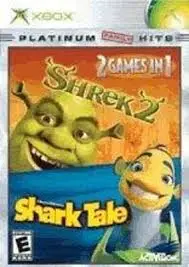 Capa de SHREK 2 Shark Tale 2 GAMES IN 1 [Platinum Hits]