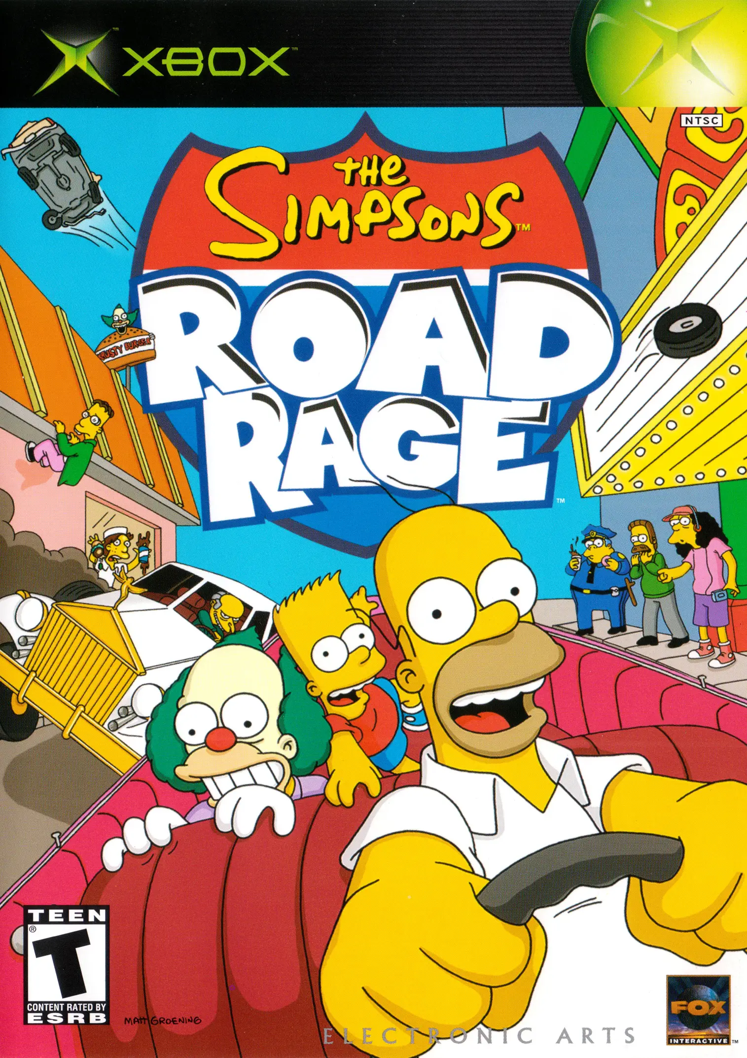 Capa de Simpsons: Road Rage