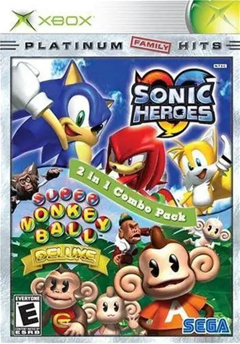 Capa de Sonic Heroes and Super Monkey Ball Deluxe