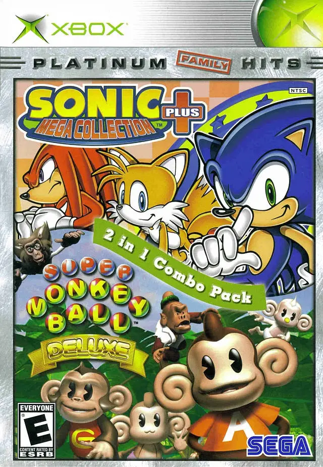 Capa de Sonic Mega Collection + Super Monkey Ball Deluxe [Platinum Hits]