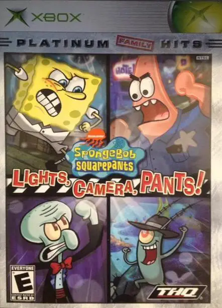 Capa de SpongeBob SquarePants: Lights, Camera, Pants! [Platinum Hits]