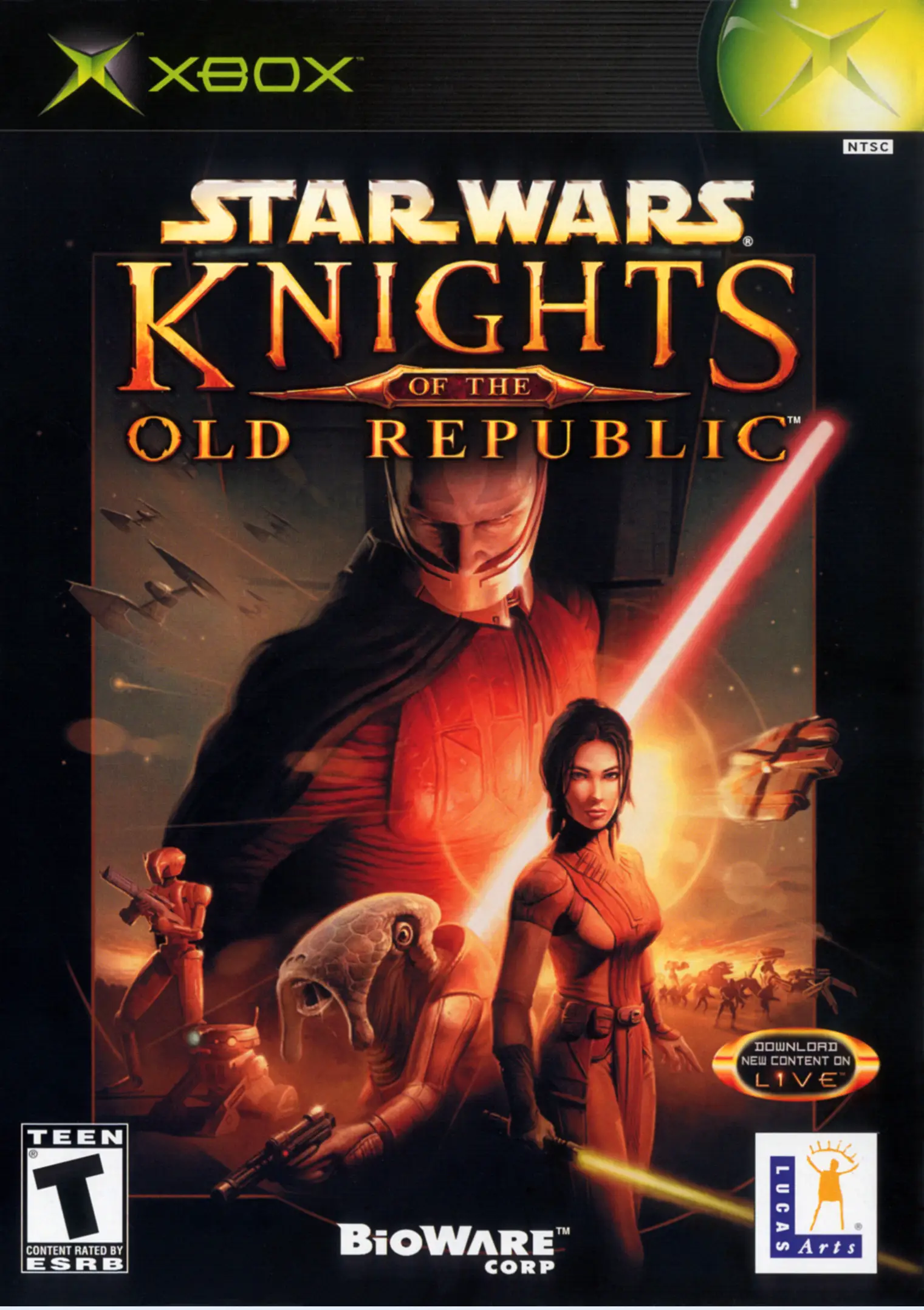 Capa de Star Wars: Knights of the Old Republic