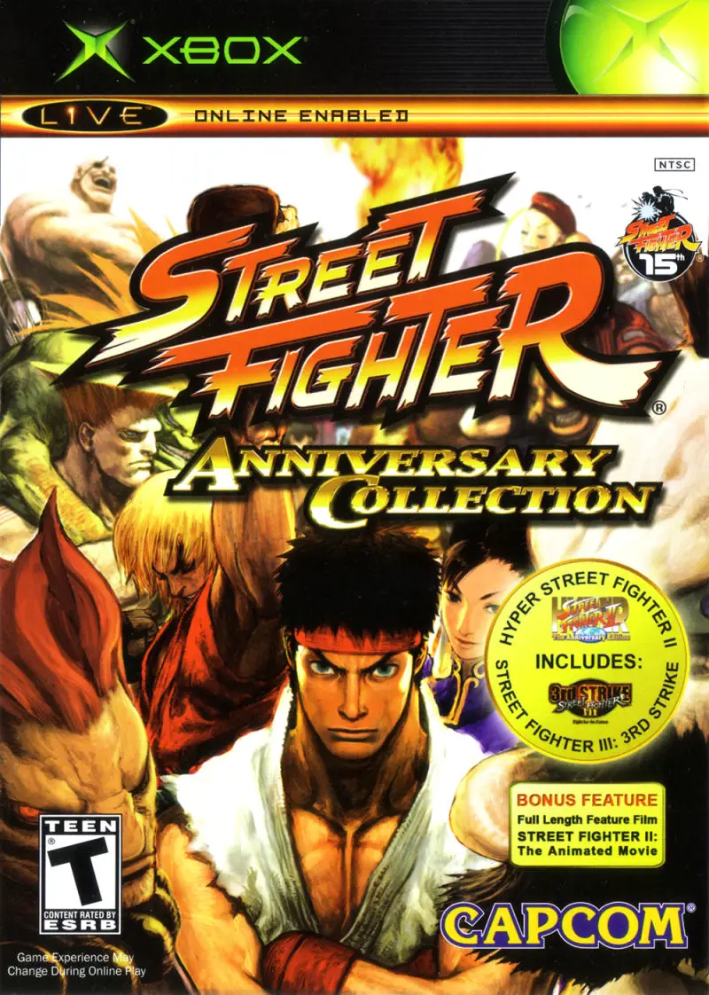 Capa de Street Fighter Anniversary Collection