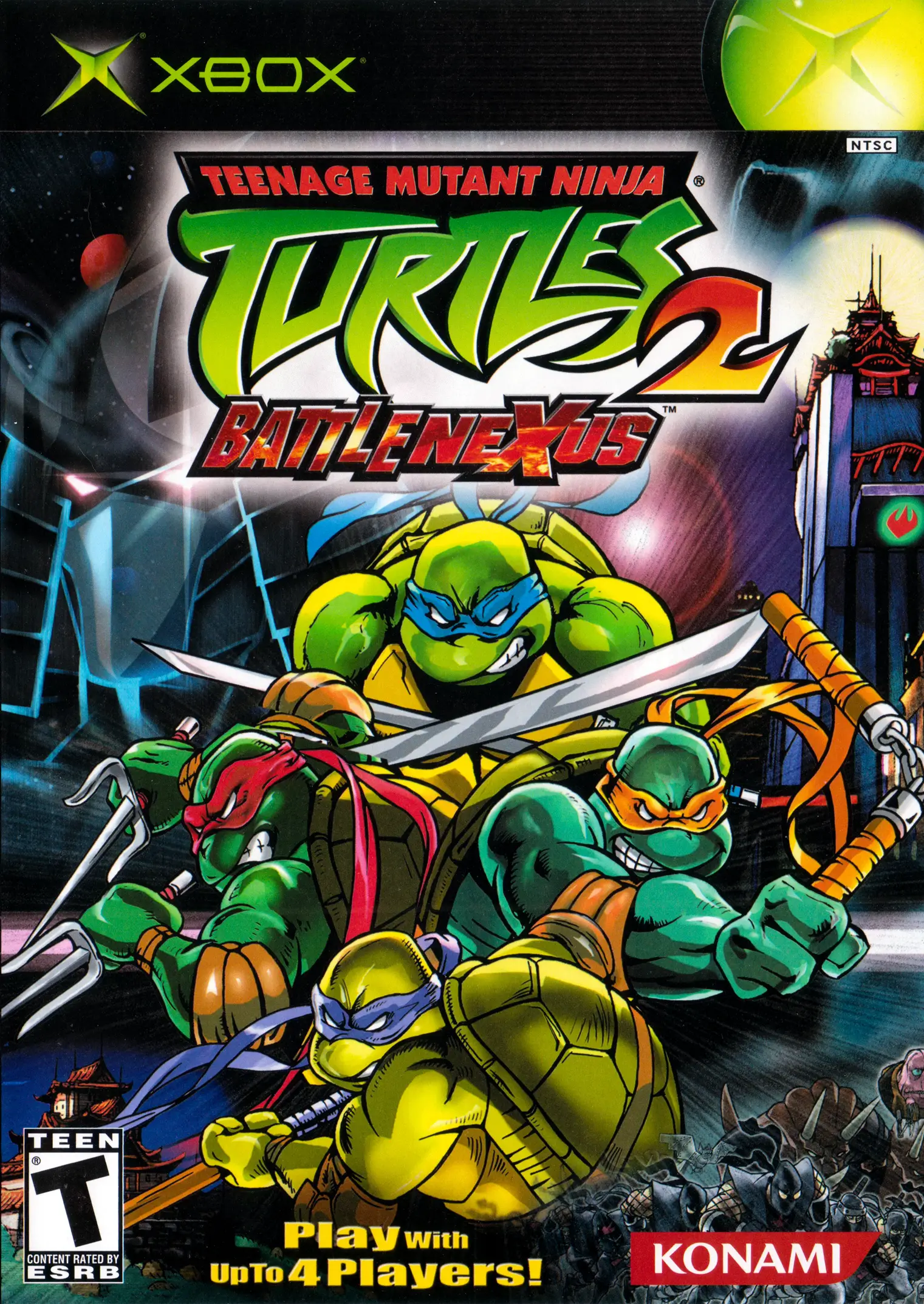 Capa de Teenage Mutant Ninja Turtles 2: Battle Nexus