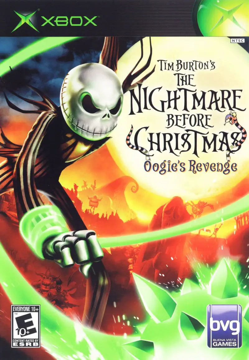 Capa de Tim Burton's The Nightmare Before Christmas: Oogie's Revenge