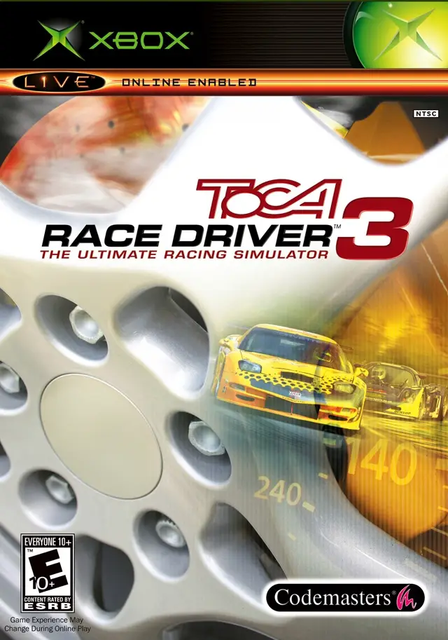 Capa de TOCA Race Driver 3