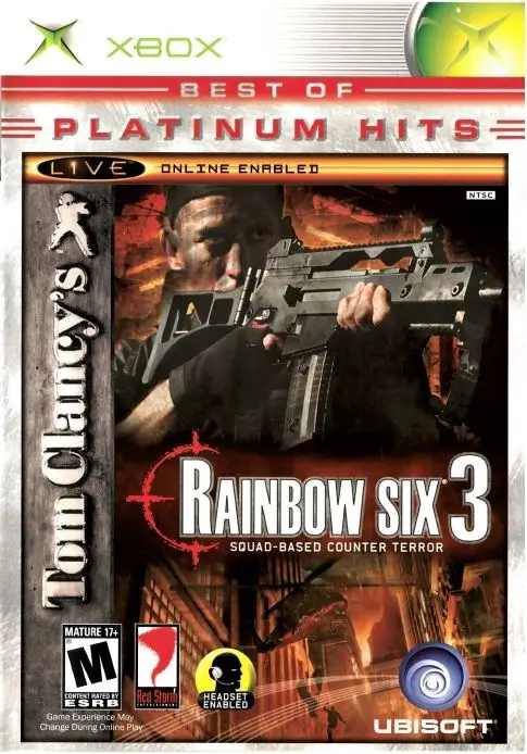 Capa de Tom Clancy's Rainbow Six 3 [Best of Platinum Hits]