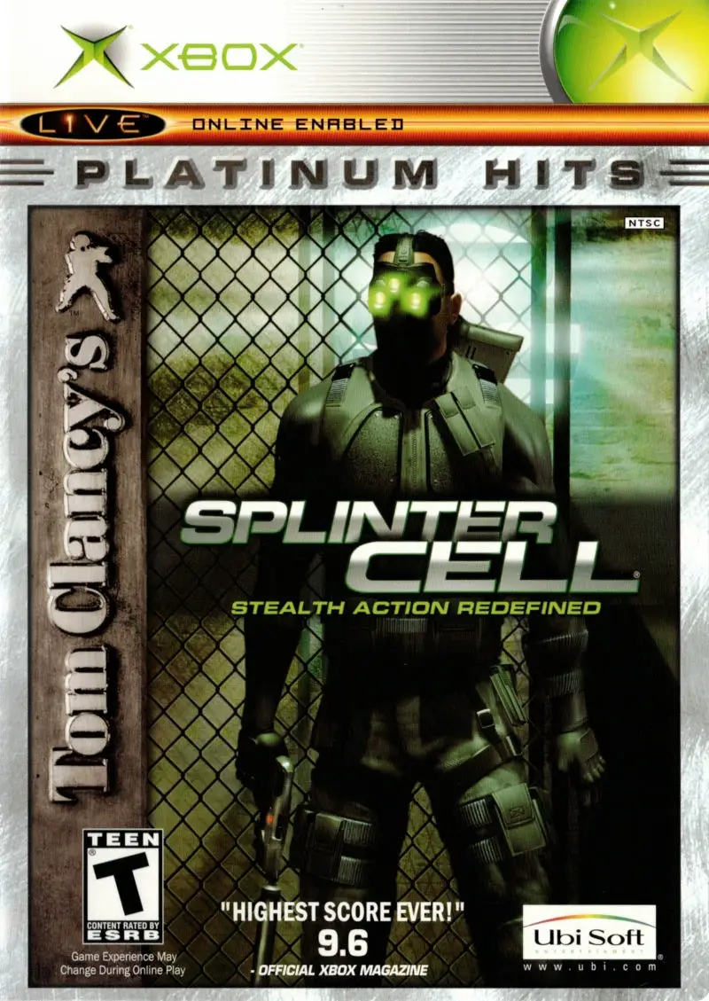Capa de Tom Clancy's Splinter Cell (Platinum Hits)