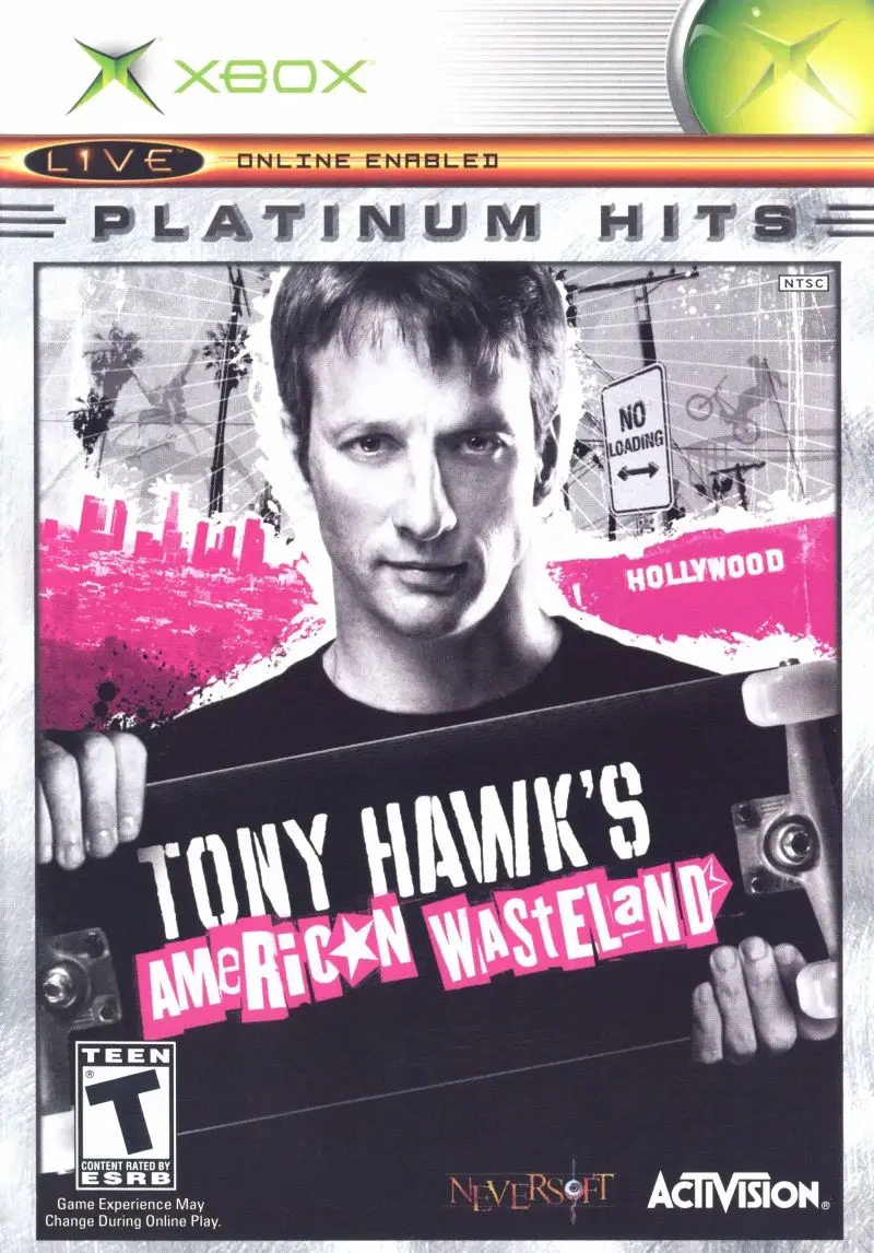 Capa de Tony Hawk's American Wasteland [Platinum Hits]