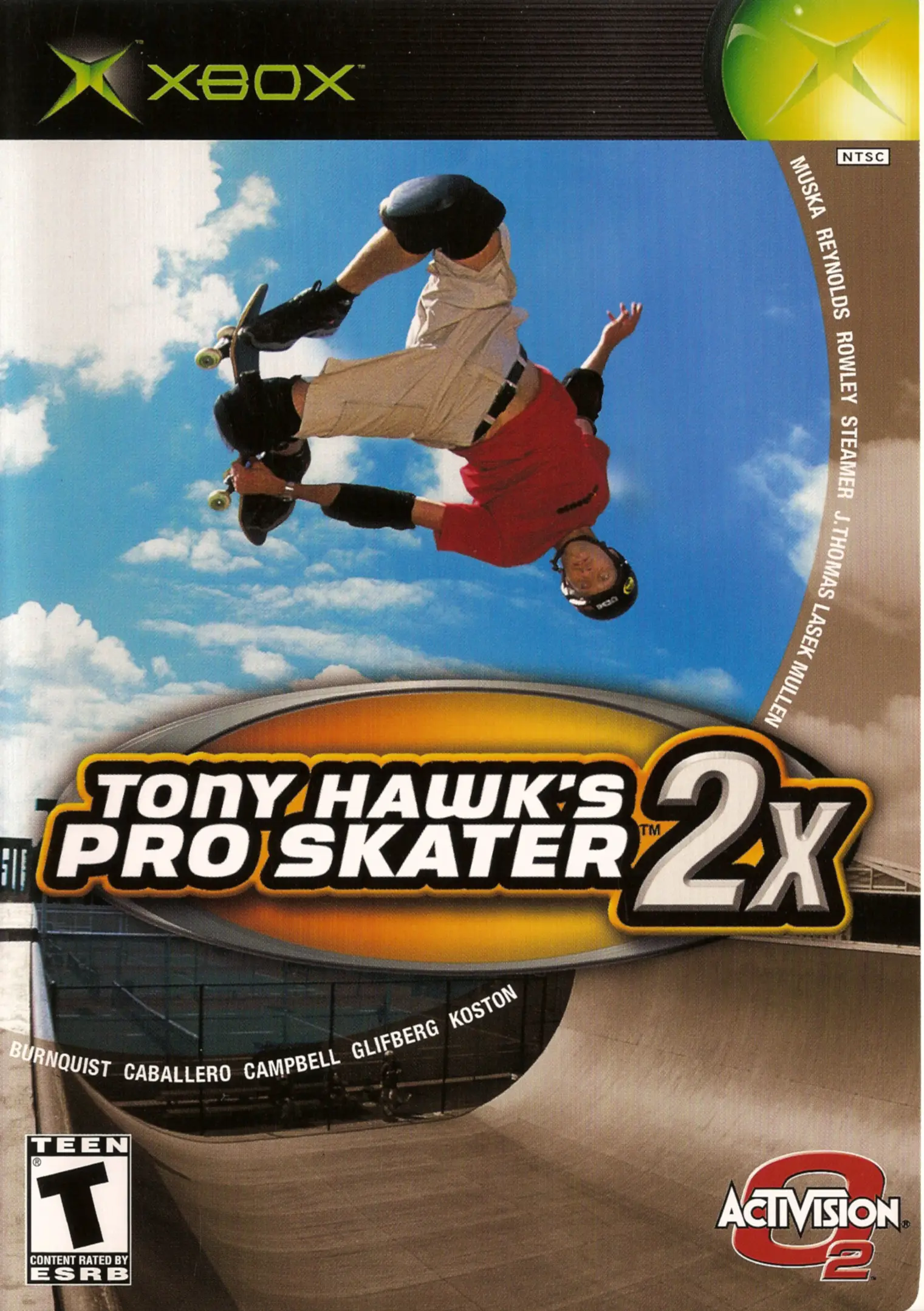 Capa de Tony Hawk's Pro Skater 2X