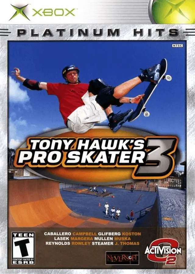 Capa de Tony Hawk's Pro Skater 3 [Platinum Hits]