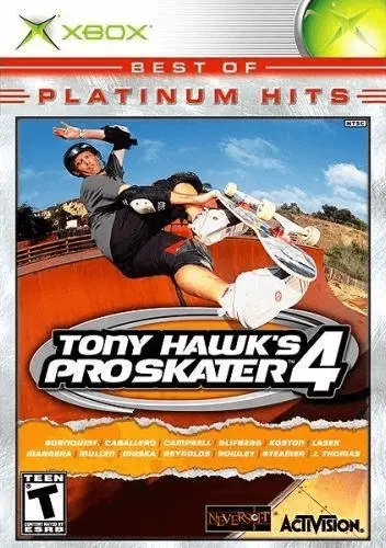 Capa de Tony Hawk's Pro Skater 4 [Best of Platinum Hits]