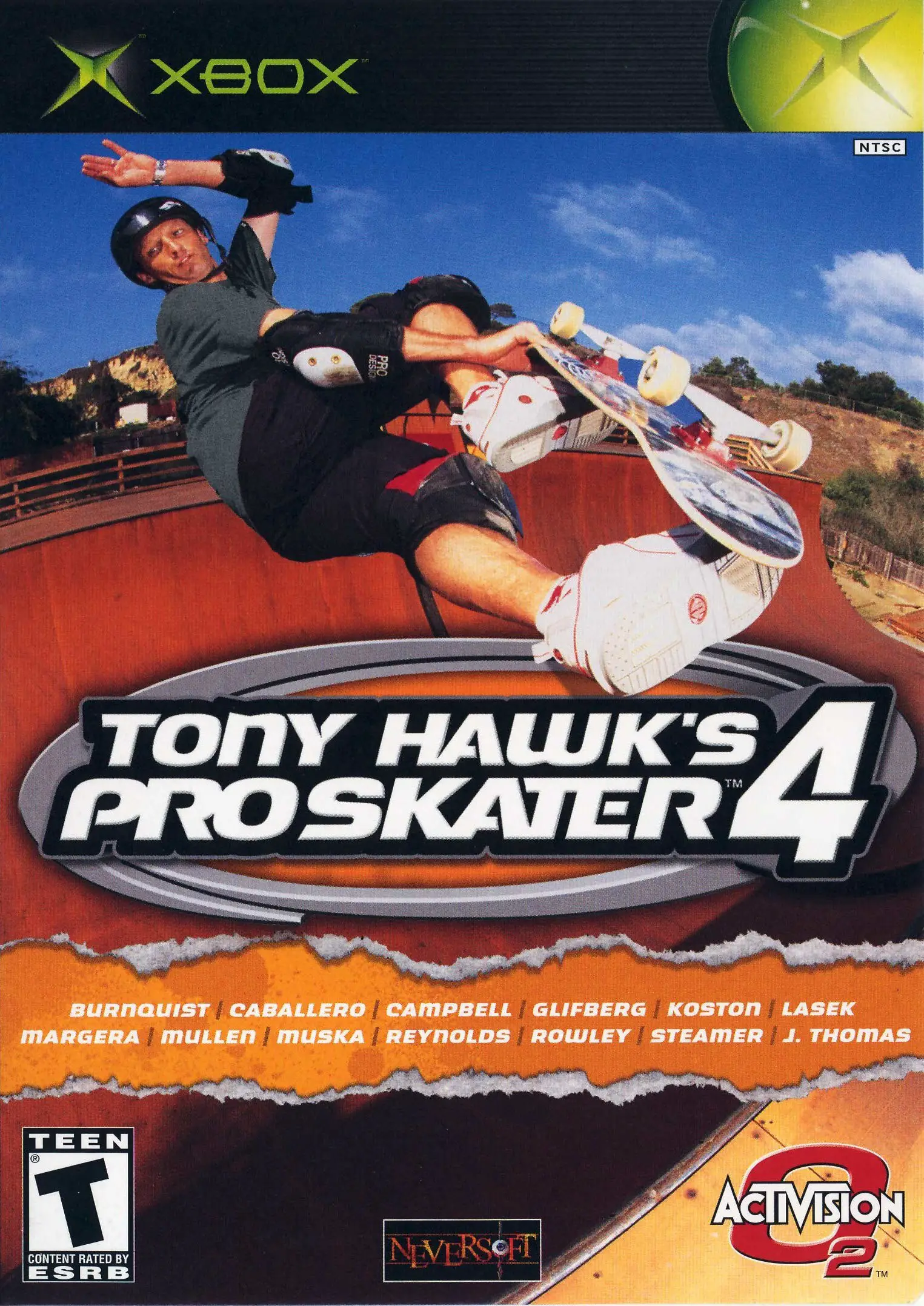 Capa de Tony Hawk's Pro Skater 4