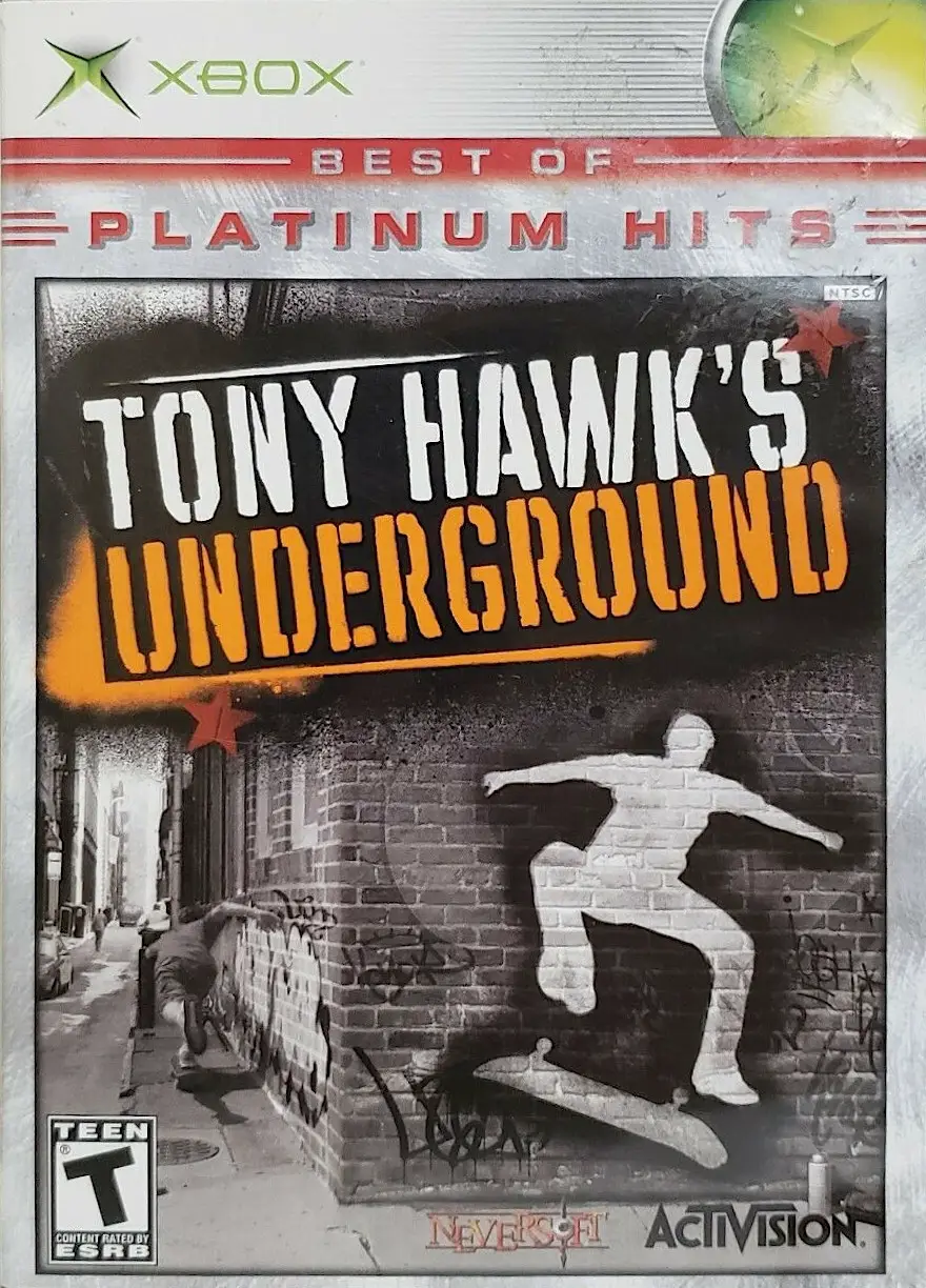 Capa de Tony Hawk's Underground [Best of Platinum Hits]