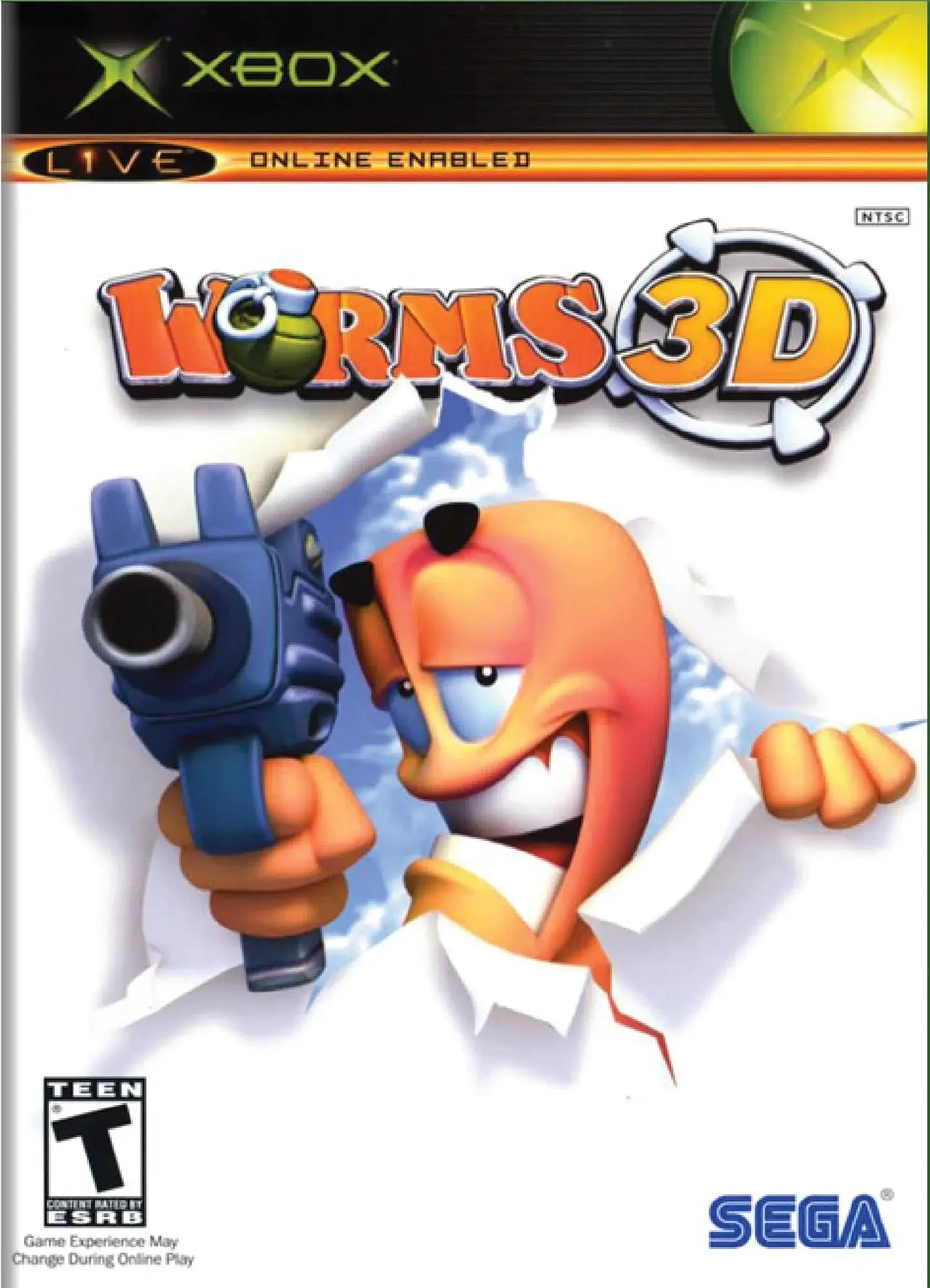 Capa de Worms 3D