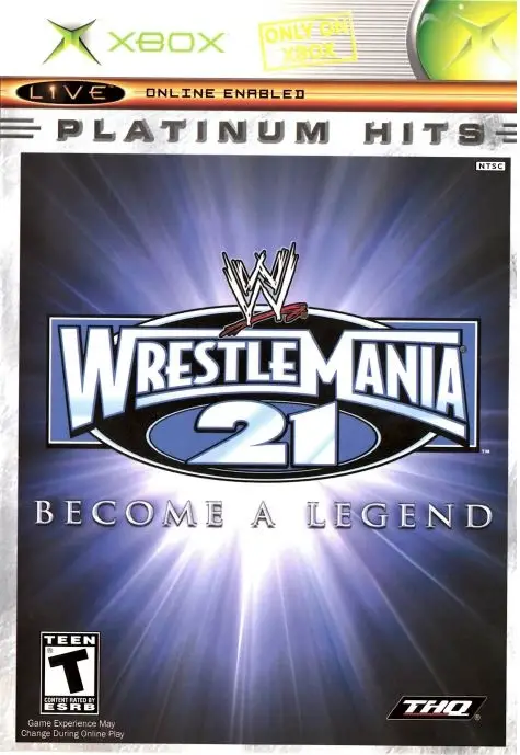 Capa de WWE WrestleMania 21 [Platinum Hits]