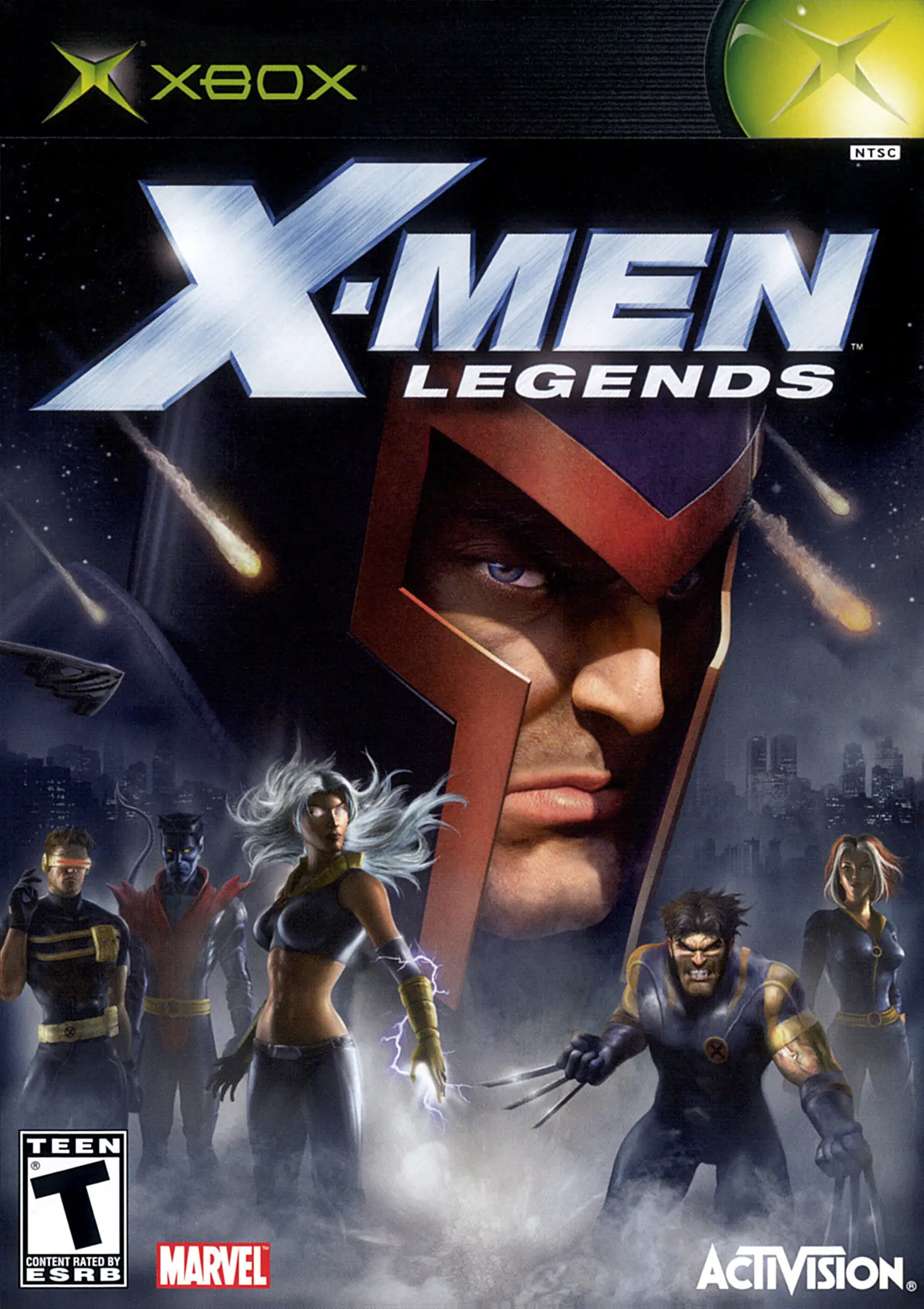 Capa de X-Men Legends